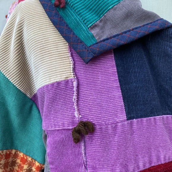 LADY LANCASTER The Market Jacket Coat Vintage Quilt Handmade Wearable Art - Picture 13 of 16